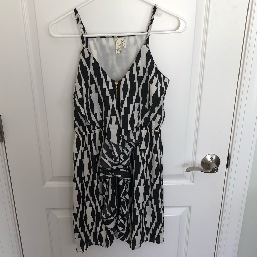 Black and white dress